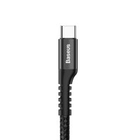 Baseus Fish Eye Ladekabel Datenkabel USB-A zu USB-C 2A 1m - schwarz