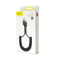 Baseus Fish Eye Ladekabel Datenkabel USB-A zu USB-C 2A 1m - schwarz