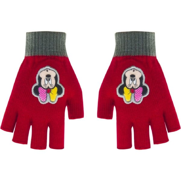 Minnie Maus Winterhandschuhe für Kinder Rote Onesize-Größe für maximalen Komfort