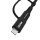 4in1 Ladekabel 2x USB Typ C, 1x USB Typ A, 1x iPhone-Anschluss 60W 1m in Schwarz