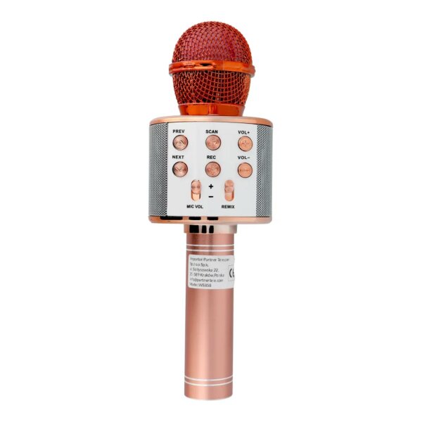 Multimedia Karaoke-Mikrofon Kabelloser Bluetooth Lautsprecher 1800mAh