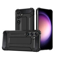 Panzerschale Outdoor Hülle "HYBRID" Bumper Stoßfest kompatibel mit Samsung Galaxy A25 5G Schwarz