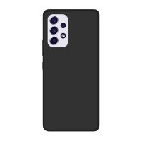 Silikon Hülle Basic kompatibel mit Samsung Galaxy A35 5G Case TPU Soft Handy Cover Schutz Schwarz