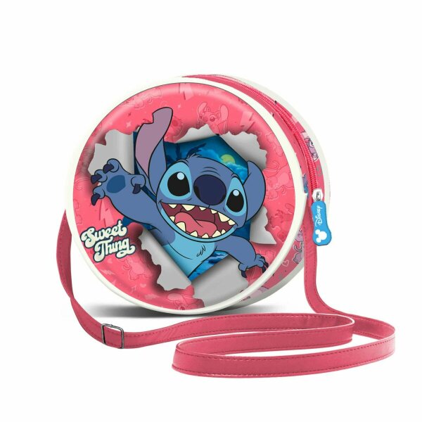 Lilo & Stitch Rundes Umhängetäschchen Schultertasche Stylisches Accessoire