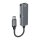 Audio-Adapter USB-C auf 3,5 mm-Miniklinke und USB-C Adapter in Schwarz