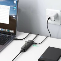 Adapter HUB USB Typ A Splitter auf 4x USB 3.2 Gen 1 in...