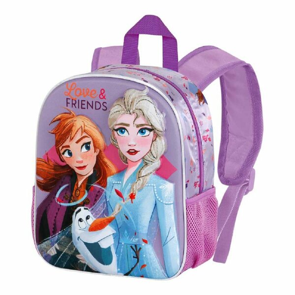 Frozen 3D Rucksack – Rosa Design für kleine Elsa-Fans