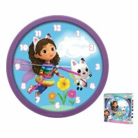 Gabbys Dollhouse analoge Wanduhr mit 25cm Durchmesser...