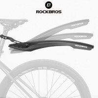 Fahrradschutzbleche Rockbros DNB8001BK vorne hinten 2er-Set. schwarzes LED-Licht