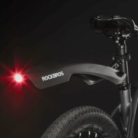 Fahrradschutzbleche Rockbros DNB8001BK vorne hinten 2er-Set. schwarzes LED-Licht