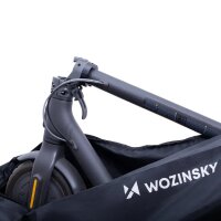 Hochwertige wasserdichte Scooter-Tasche in Schwarz für sicheren Wetterschutz