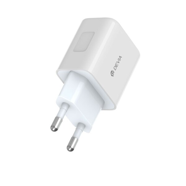 Schnellladegerät in Weiß mit 1x USB-C Anschluss Wandladegerät 30W 3A