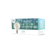 LED Glühbirnen Leuchtmittel E12 G40 0.5W 30lm 2700K Warmweiß 6 stück