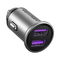 Autoladegerät 2x USB FFEH0 30W Grau