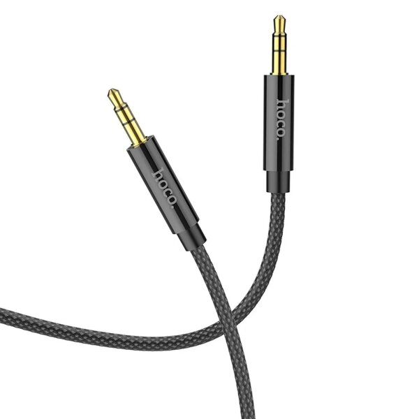 AUX -Kabel Klinke 3,5 mm auf Klinke 3,5 mm in Schwarz 2m Audiokabel