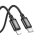 Ladekabel USB Typ C kompatibel mit iPhone 20W Schnellladegerät 20W 3m in Schwarz