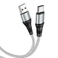 Kabel USB-A auf USB-C 1m in Grau unterstützt Laden...