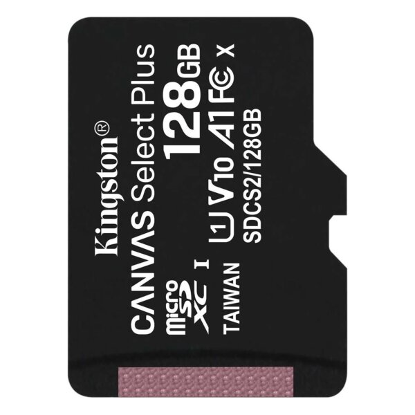 Kingston Canvas Select Plus Speicherkarte microSDHC UHS-I Klasse 10, 100 MB/s