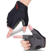 Atmungsaktive Fahrradhandschuhe mit Halbfinger –...