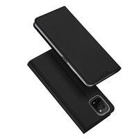 Skin Pro Hülle kompatibel mit Xiaomi Redmi Note 13 Pro Plus 5G Flip Cover Card Wallet Stand schwarz