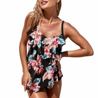 Tropischer Tankini für Damen – Verspielt und...