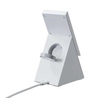 15W 3in1 Induktionsladestation – Weiß magnetische Ladestation für zu Hause oder Büro