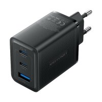 Wandladegerät 2xUSB-C, USB-A, 65W/65W/30W, GaN