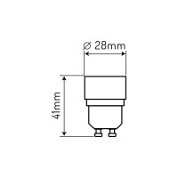 LED line® Lampenadapter GU10->E14