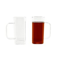 Gläser-Set Square Glas mit Henkel 400 ml aus...