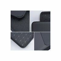 Silikon Hülle Bumper Carbon kompatibel mit SAMSUNG GALAXY A35 5G schwarz