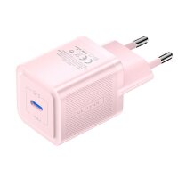 20W GaN Ladegerät Wandladegerät USB-C Pink