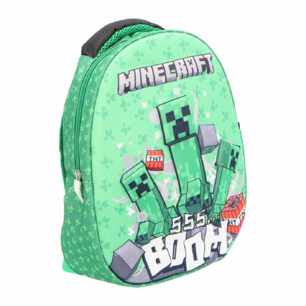 Minecraft Creeper Rucksack – Schulrucksack für kleine Abenteurer