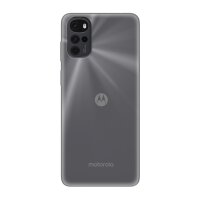 Silikon Hülle 0,5mm Basic kompatibel mit MOTOROLA MOTO G24/G04 Case TPU Soft Handy Cover Schutz Transparent