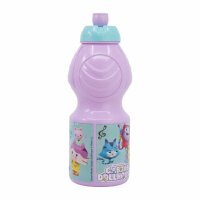 Pinke Trinkflasche 400 ml für Kinder mit einer...