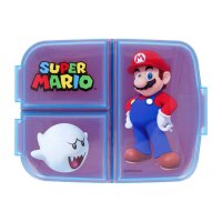 Brotdose für Kinder mit 3 Fächer Super Mario...