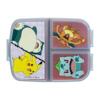 Brotdose für Kinder mit 3 Fächer Pokemon...