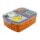 Brotdose für Kinder mit 3 Fächer Pokemon Lunchbox Orange-Blau Frühstücksbox