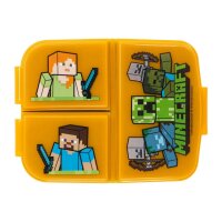 Brotdose für Kinder mit 3 Fächer Minecraft...