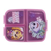 Brotdose mit 3 Fächer Paw Patrol Skye Lunchbox in...