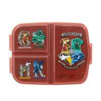 Brotdose mit 3 Fächer Harry Potter Lunchbox in Rot...