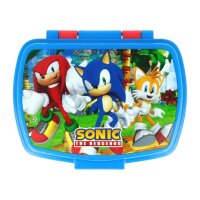 Brotdose für Kinder Sonic Lunchbox in Blau-Rot...