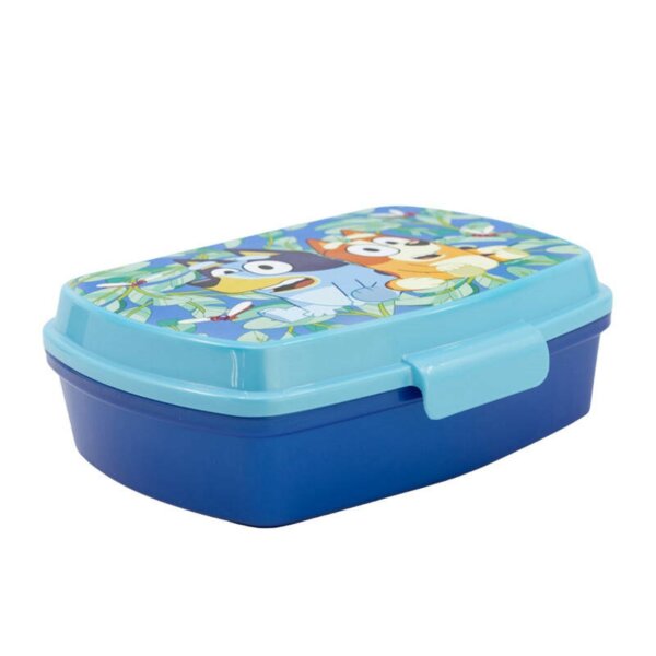 Brotdose für Kinder Bluey Lunchbox in Blau Frühstücksbox 750 ml für die Schule