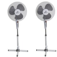 2er Set Standventilatoren – Doppelte Abkühlung...