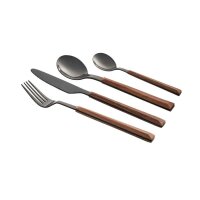 24-teiliges Besteck-Set Maple Wood – Elegantes...