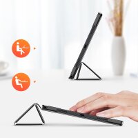 Domo Hartschale mit Smart Sleep und integrierter Standfunktion kompatibel mit Xiaomi Redmi Pad SE 8.7" Schwarz