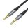 Audiokabel TRRS 3,5 mm Mini-Klinkenstecker 1,5 m Grau