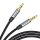 Audiokabel TRRS 3,5 mm Mini-Klinkenstecker 1,5 m Grau