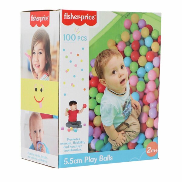 Kleine Bälle für Babys – 5,5 cm Durchmesser, Ideal für Bällebad und Spielspaß 100 Stück