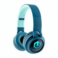 Kabellose Kopfhörer Buddy Kids blau - Bluetooth 5.3-Kopfhörer oder kabelgebunden mit 3,5-mm-Audiokabel