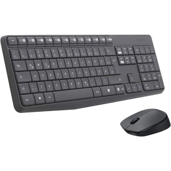 MK235 Wireless Tastatur-Maus Set – Kabelloses Büroausstattung für Zuhause und Büro